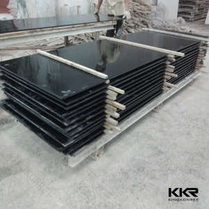 12.7mm China Factory Black Solid Surface Corian