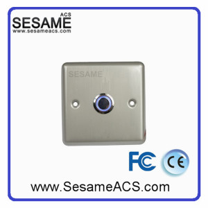 Stainless Steel Door Button with Blue Backlight (SB3KR)